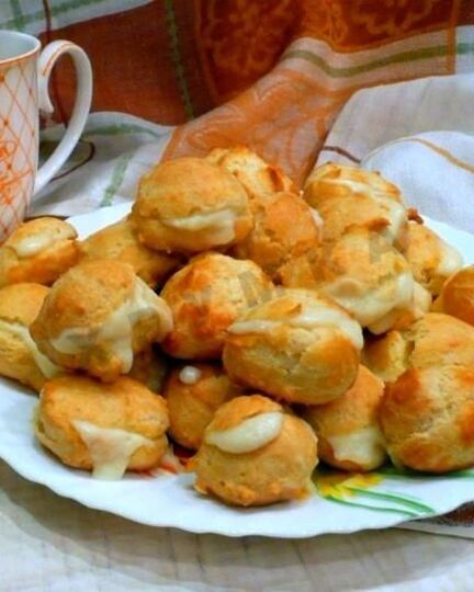 Рецепт профитролей с заварным кремом