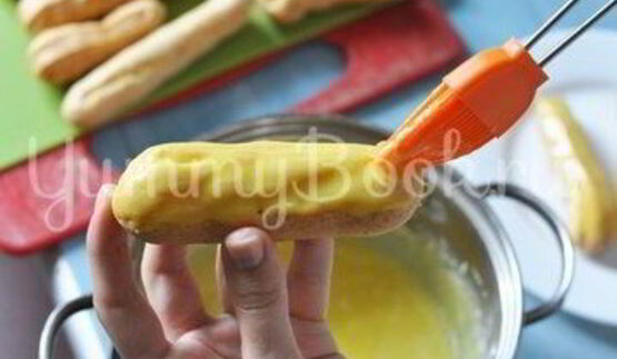 эклеры с лимонным кремом