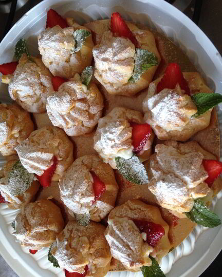 Рецепт эклеров с творожно-йогуртовым кремом