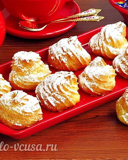 Рецепт эклеров со сливочно-сметанным кремом