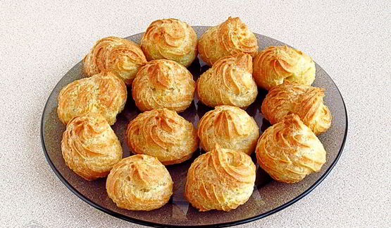 эклеры со сливочно-сметанным кремом