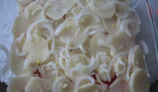 картофельная запеканка с рыбой