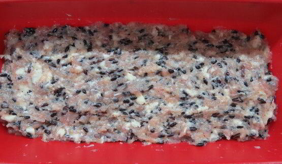 куриная запеканка с черным рисом