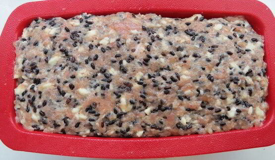 куриная запеканка с черным рисом