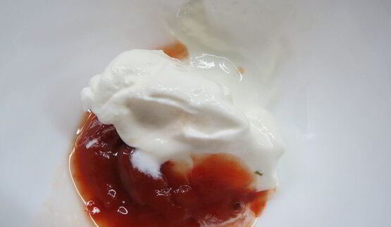 куриная запеканка с черным рисом