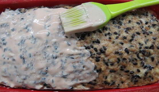 куриная запеканка с черным рисом