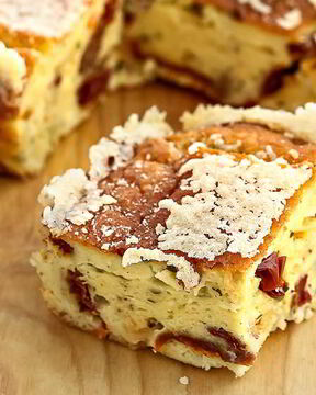 Несладкая творожная запеканка