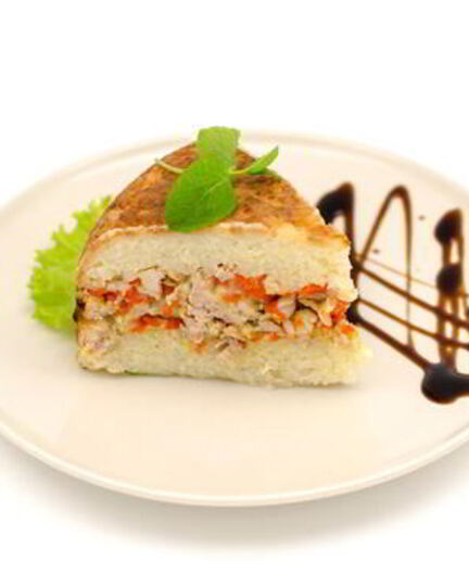 Рецепт рисовой запеканки с индейкой в мультиварке