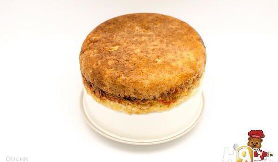 рисовая запеканка с индейкой в мультиварке