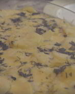 Сливочно-сырная запеканка с грибами и картофелем