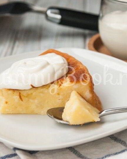 Рецепт творожной запеканки с манкой в мультиварке