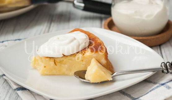 творожная запеканка с манкой в мультиварке