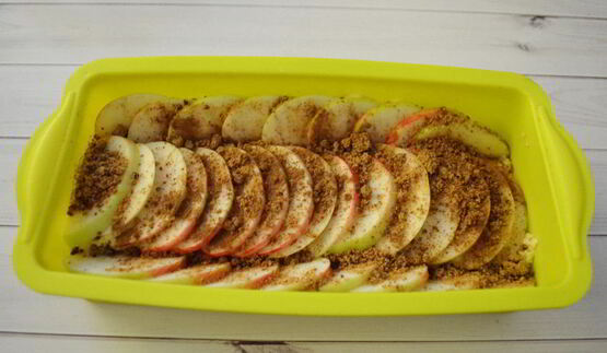 творожная запеканка с яблоками