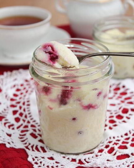 Рецепт творожной запеканки в банке за 15 минут