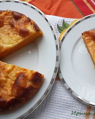 Творожно-тыквенная запеканка с пряностями