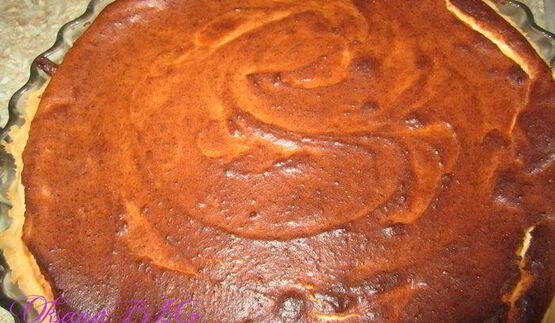 запеканка черника в карамели