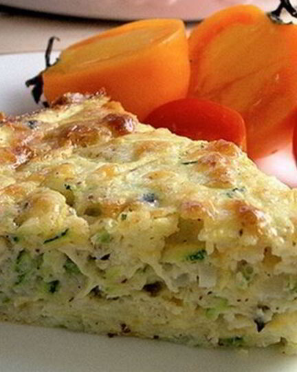 Рецепт запеканки из кабачка с сыром фета