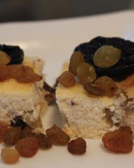 Рецепт запеканки иза творогов с сухофруктами