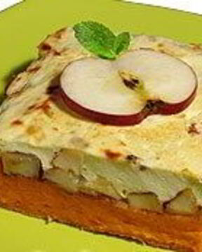 Запеканка из тыквы и яблок