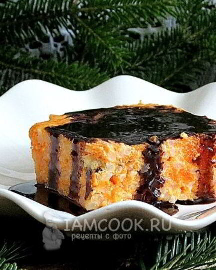 Рецепт запеканки из тыквы с рисом