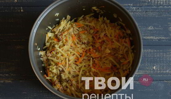 запеканка с фаршем в мультиварке