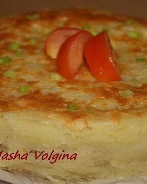 Запеканка с картофелем и шпротами