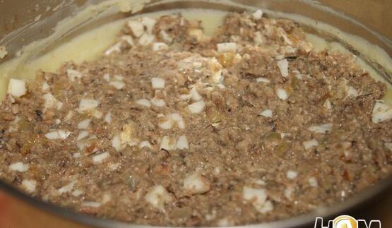 запеканка с картофелем и шпротами