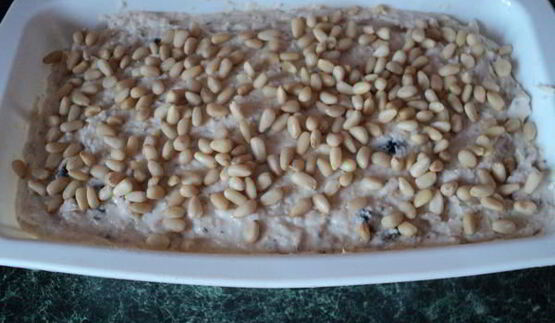 запеканка с тунцом и кедровыми орехами