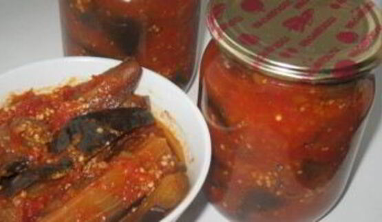 аджика баклажанная на зиму