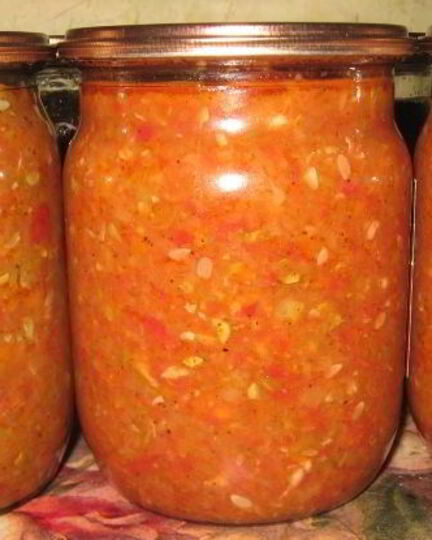 Рецепт аджики из кабачков