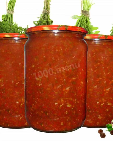 Рецепт аджики из слив с помидорами