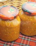 Аджика на зиму с яблоками