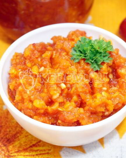 Рецепт аджики на зиму