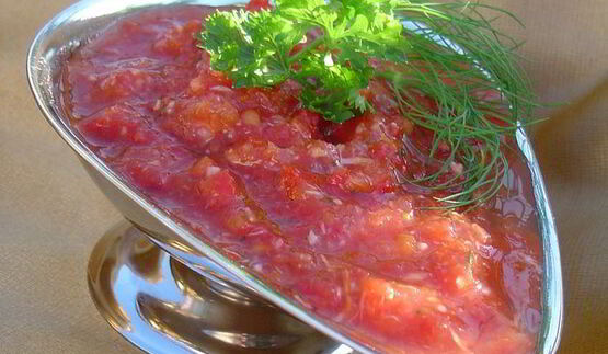 аджика с хреном без тепловой обработки