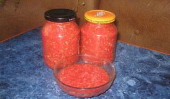 аджика с хреном и чесноком на зиму