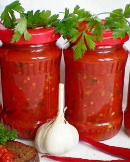 Рецепт аджики с уксусом