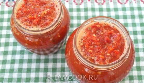 аджика сырая из красного перца