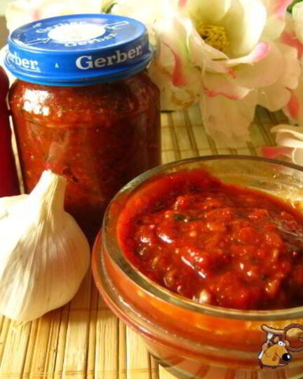 Рецепт кавказской красной аджики