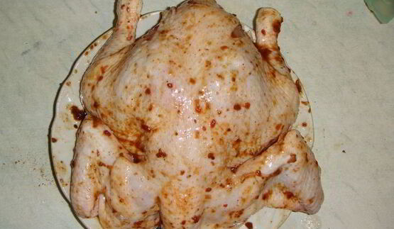 курица в аджике с овощами