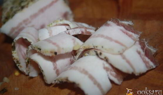 вкуснейшее домашнее сало с чесноком и сухой кавказской аджикой