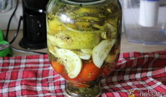 ассорти из овощей на зиму