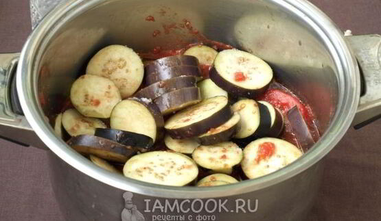 баклажаны с помидорами на зиму
