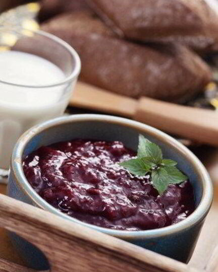 Рецепт быстрого сливового джема с цедрой лайма