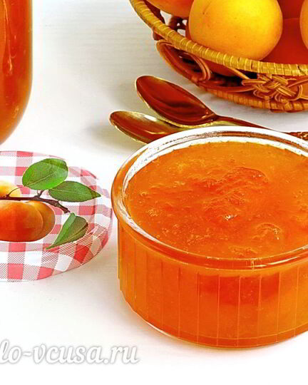 Рецепт джема из абрикосов в яблочном соке