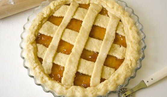 кростата с абрикосовым джемом