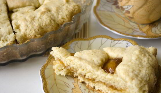 кростата с абрикосовым джемом