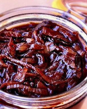 Луковый джем с пивом и шоколадом