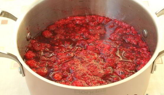 малиновый джем с апельсином