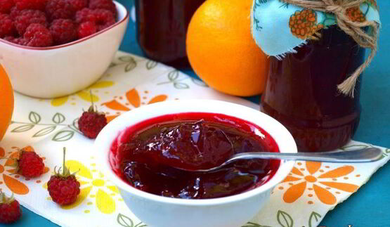 малиновый джем с апельсином