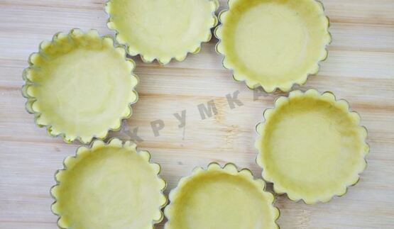 песочные корзинки с джемом